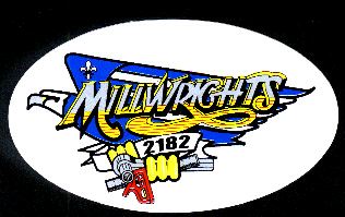 CMW-6 Millwright union pride with eagle sticker 