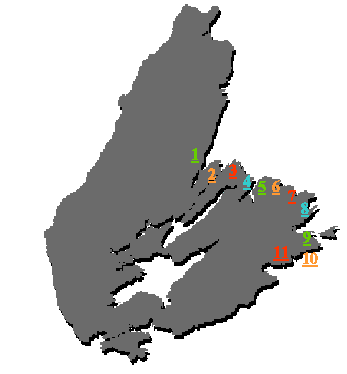 Map of Cape Breton