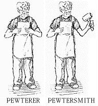 Pewterer vs. Pewtersmith