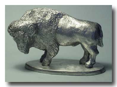 Bison with Pewter Base