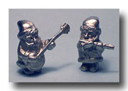 Banjo & Flute Santas